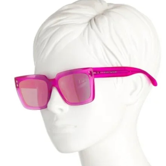 ISABEL MARANT Pink  Square Sunglasses - Picture 4 of 5